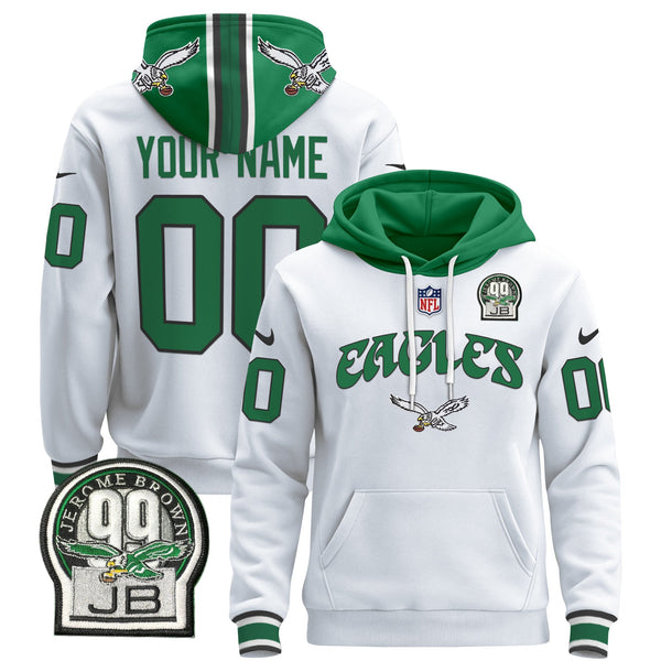 Philadelphia Eagles 2024 Custom Pullover Hoodie V3 - All Stitched