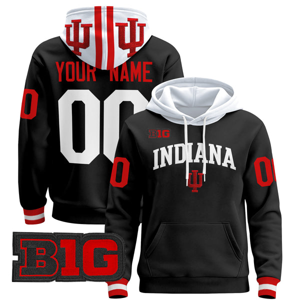 Indiana Hoosiers 2024 Custom Pullover Hoodie V2 - All Stitched