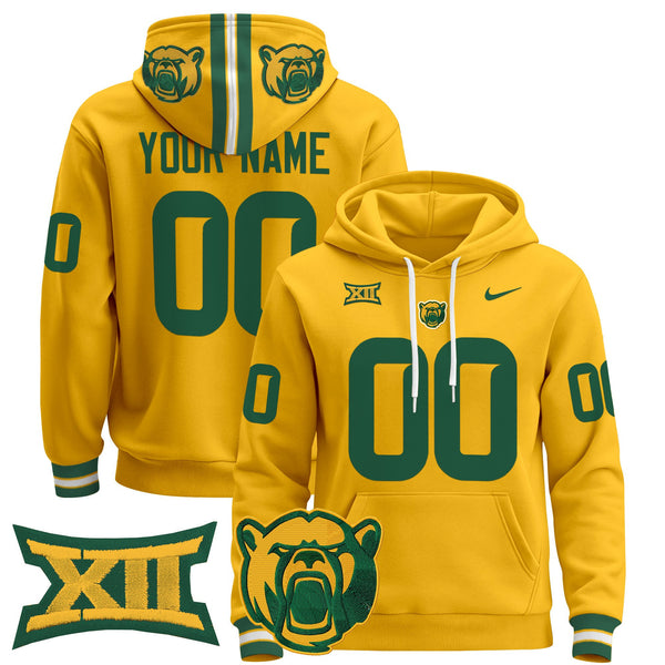 Baylor Bears 2024 Custom Pullover Hoodie - All Stitched