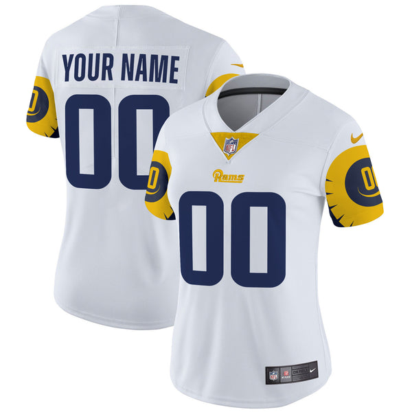 Rams Special Vapor Limited Custom Jersey - All Stitched