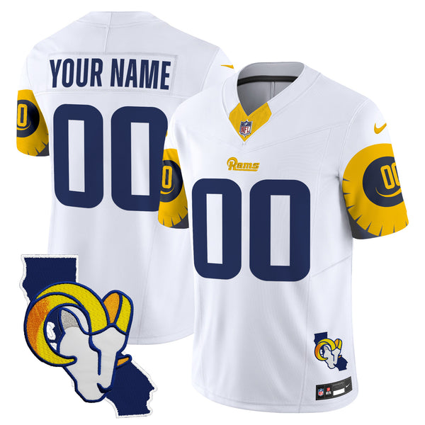Rams Special Vapor Limited Custom Jersey V2 - All Stitched