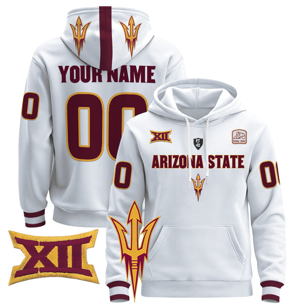 Arizona State Sun Devils 2024 Custom Pullover Hoodie V3 - All Stitched
