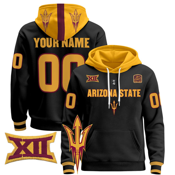 Arizona State Sun Devils 2024 Custom Pullover Hoodie V3 - All Stitched