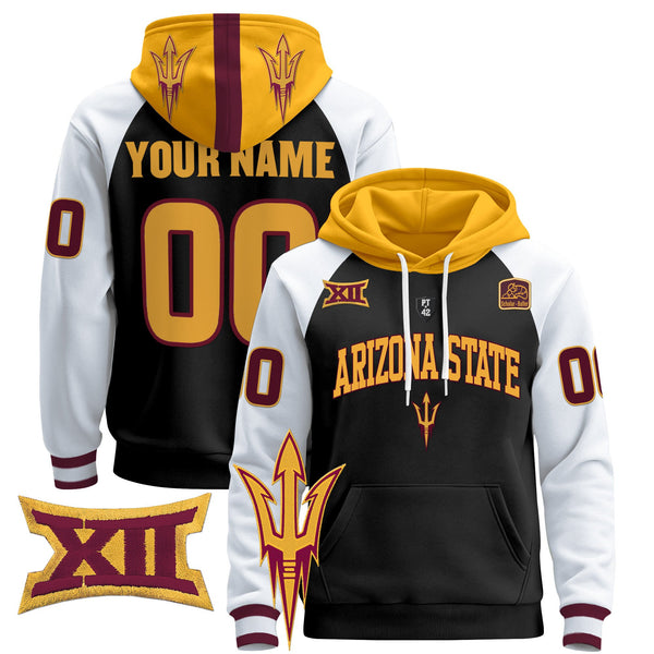 Arizona State Sun Devils 2024 Custom Pullover Hoodie V2 - All Stitched