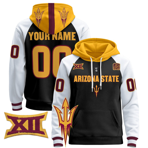 Arizona State Sun Devils 2024 Custom Pullover Hoodie V3 - All Stitched
