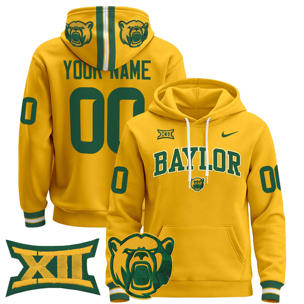 Baylor Bears 2024 Custom Pullover Hoodie V2 - All Stitched