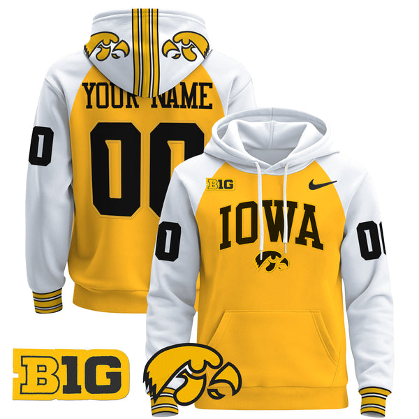 Iowa Hawkeyes 2024 Custom Pullover Hoodie V2 - All Stitched