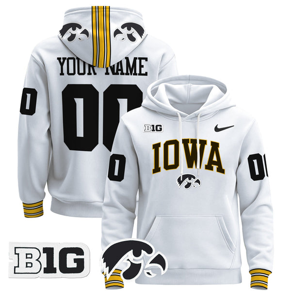 Iowa Hawkeyes 2024 Custom Pullover Hoodie V2 - All Stitched