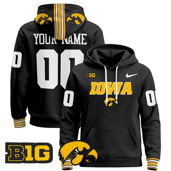 Iowa Hawkeyes 2024 Custom Pullover Hoodie V3 - All Stitched