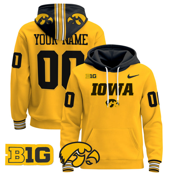 Iowa Hawkeyes 2024 Custom Pullover Hoodie V3 - All Stitched