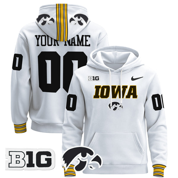 Iowa Hawkeyes 2024 Custom Pullover Hoodie V3 - All Stitched