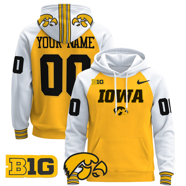 Iowa Hawkeyes 2024 Custom Pullover Hoodie V3 - All Stitched