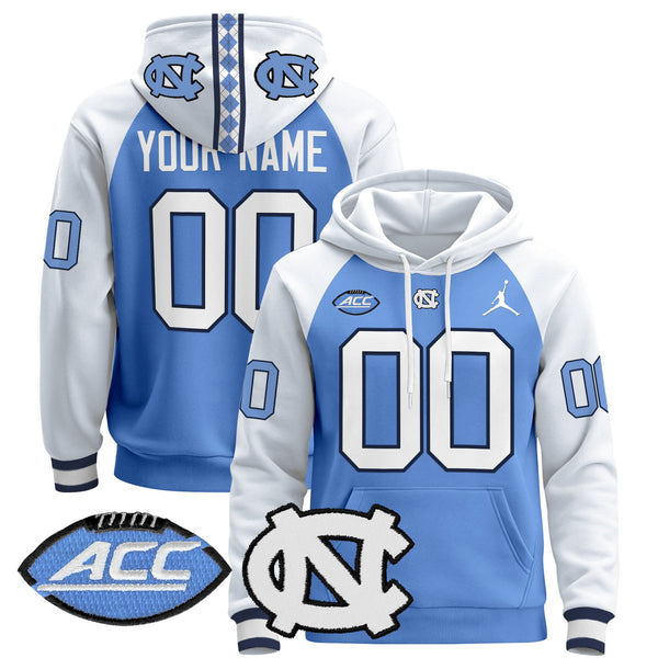North Carolina Tar Heels 2024 Custom Pullover Hoodie - All Stitched
