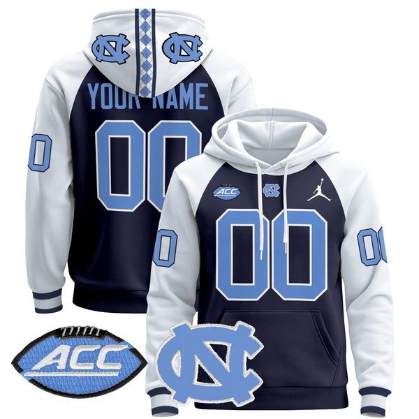 North Carolina Tar Heels 2024 Custom Pullover Hoodie - All Stitched
