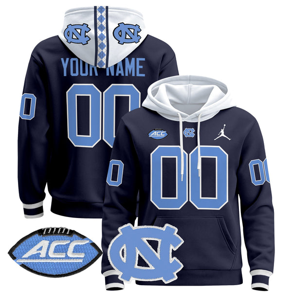 North Carolina Tar Heels 2024 Custom Pullover Hoodie - All Stitched