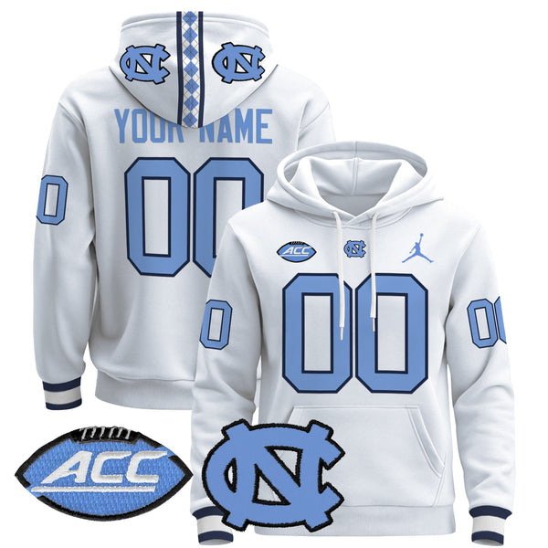 North Carolina Tar Heels 2024 Custom Pullover Hoodie - All Stitched