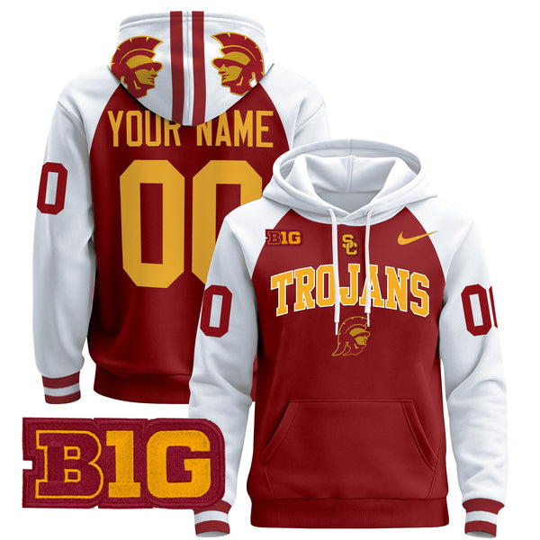 USC Trojans 2024 Custom Pullover Hoodie V2 - All Stitched
