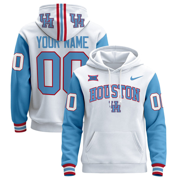 Houston Cougars 2024 Custom Pullover Hoodie V2 - All Stitched
