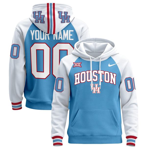 Houston Cougars 2024 Custom Pullover Hoodie V2 - All Stitched
