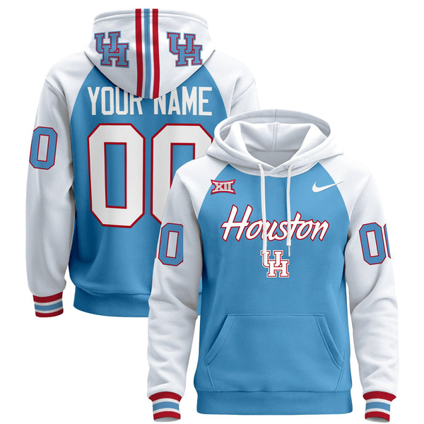 Houston Cougars 2024 Custom Pullover Hoodie V3 - All Stitched