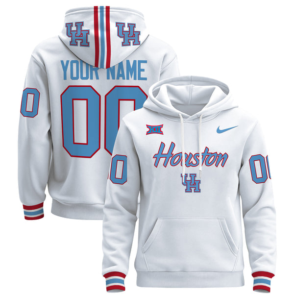 Houston Cougars 2024 Custom Pullover Hoodie V3 - All Stitched