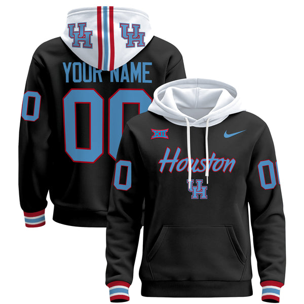 Houston Cougars 2024 Custom Pullover Hoodie V3 - All Stitched