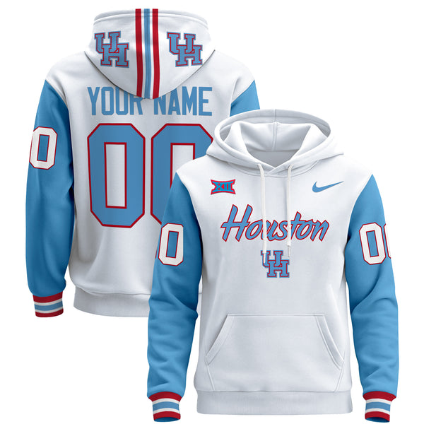 Houston Cougars 2024 Custom Pullover Hoodie V3 - All Stitched