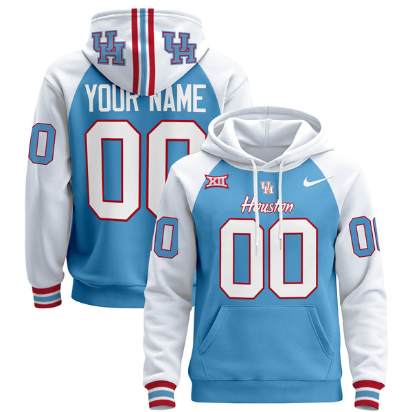 Houston Cougars 2024 Custom Pullover Hoodie - All Stitched