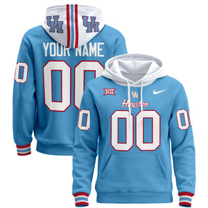 Houston Cougars 2024 Custom Pullover Hoodie - All Stitched