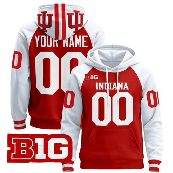 Indiana Hoosiers 2024 Custom Pullover Hoodie V3 - All Stitched