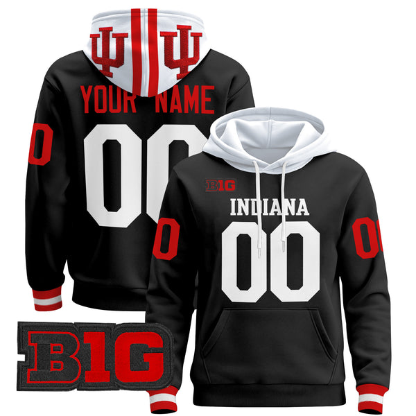 Indiana Hoosiers 2024 Custom Pullover Hoodie V3 - All Stitched