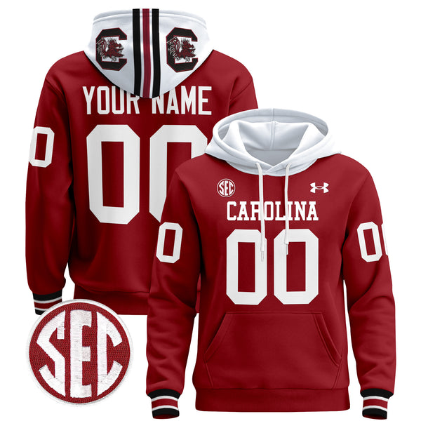 South Carolina Gamecocks 1980 Throwback Custom Pullover Hoodie - All Stitched