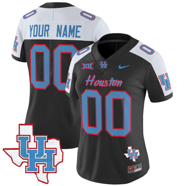 Houston Cougars 2024 Oilers Inspired Vapor Limited Custom Jersey - All Stitched