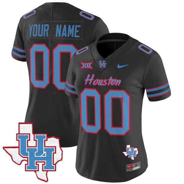 Houston Cougars 2024 Oilers Inspired Vapor Limited Custom Jersey - All Stitched