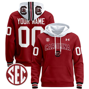 South Carolina Gamecocks 1980 Throwback Custom Pullover Hoodie V2 - All Stitched
