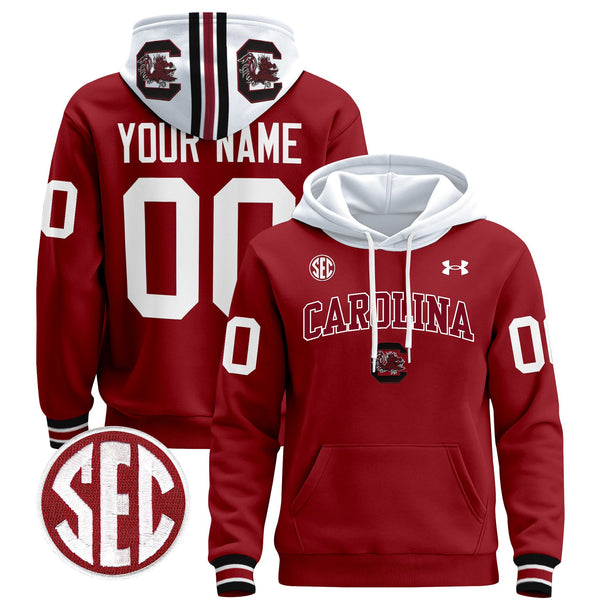 South Carolina Gamecocks 1980 Throwback Custom Pullover Hoodie V2 - All Stitched