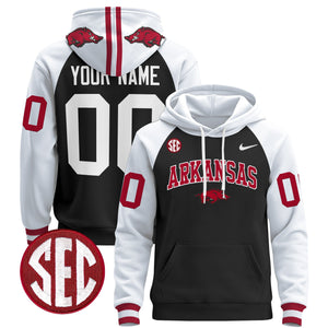 Arkansas Razorbacks 2024 Custom Pullover Hoodie V2 - All Stitched