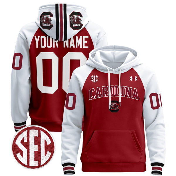 South Carolina Gamecocks 1980 Throwback Custom Pullover Hoodie V2 - All Stitched