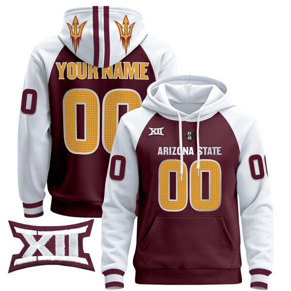 Arizona State Sun Devils 2024 Custom Pullover Hoodie V4 - All Stitched