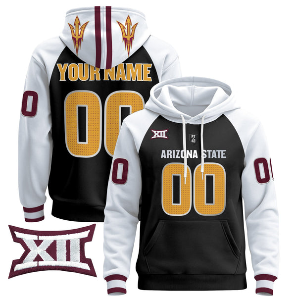 Arizona State Sun Devils 2024 Custom Pullover Hoodie V4 - All Stitched