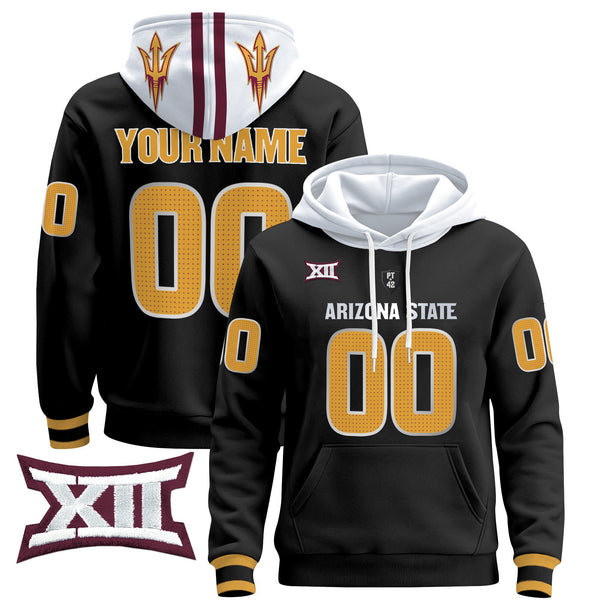 Arizona State Sun Devils 2024 Custom Pullover Hoodie V4 - All Stitched