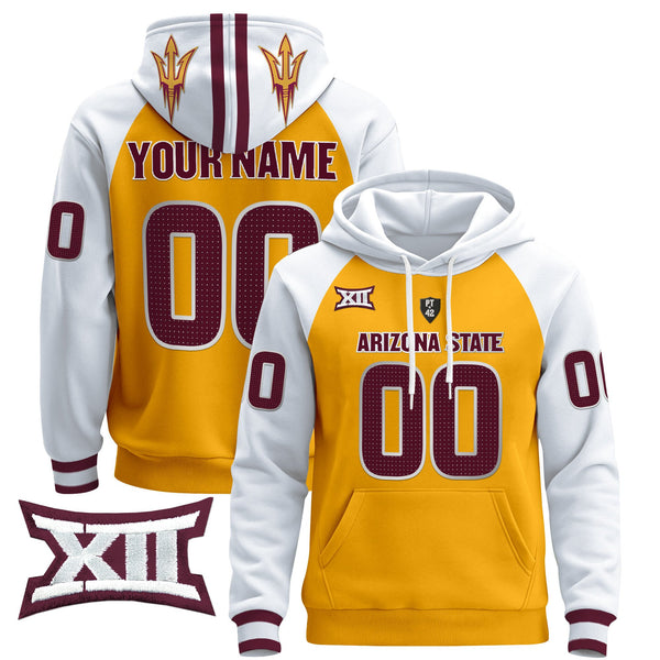Arizona State Sun Devils 2024 Custom Pullover Hoodie V4 - All Stitched