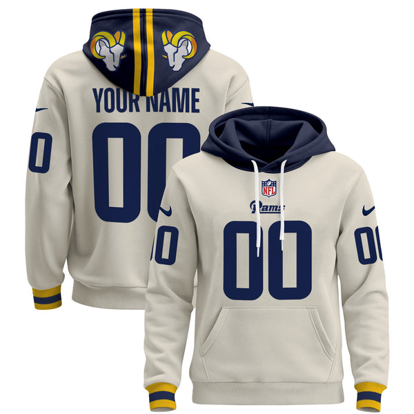 Los Angeles Rams 2024 Custom Pullover Hoodie - All Stitched