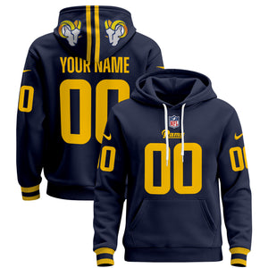 Los Angeles Rams 2024 Custom Pullover Hoodie - All Stitched