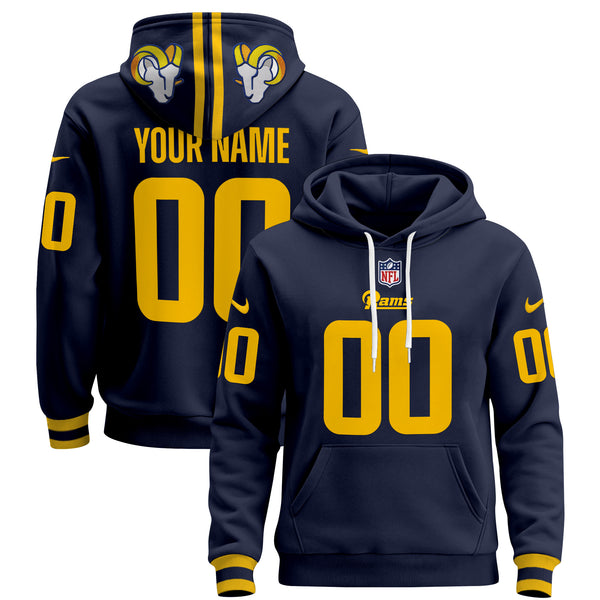 Los Angeles Rams 2024 Custom Pullover Hoodie - All Stitched