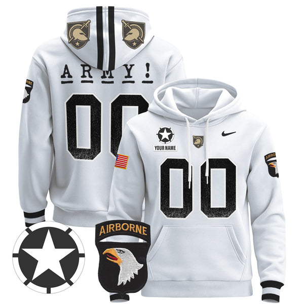 Army Black Knights 2024 Custom Pullover Hoodie V2 - Stitched