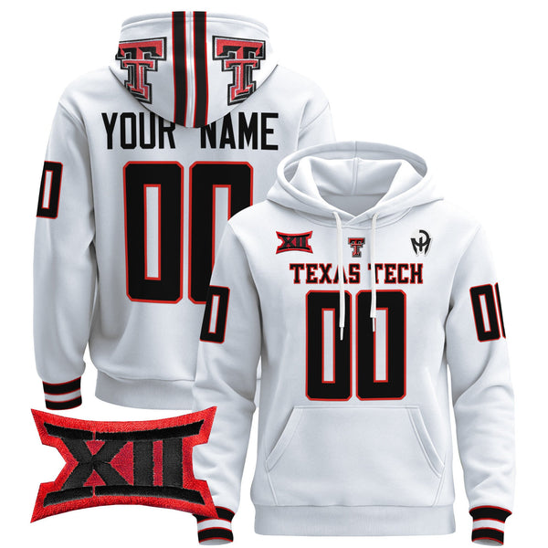 Texas Tech Red Raiders 2024 Custom Pullover Hoodie V2 - All Stitched