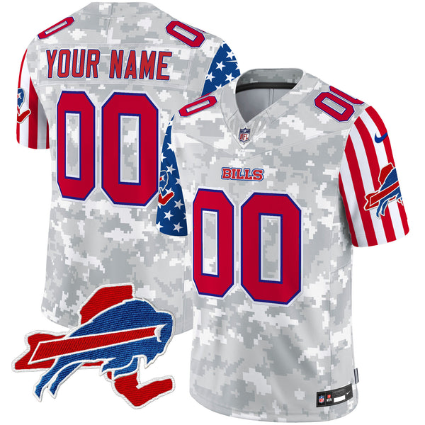 Bills American Style Vapor Limited Custom Jersey - All Stitched