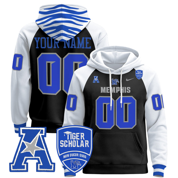 Memphis Tigers 2024 Custom Pullover Hoodie - All Stitched