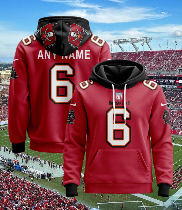 Tampa Bay Buccaneers Pullover Custom Hoodie V2 - All Stitched